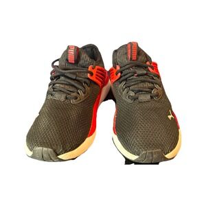 PUMA Shoes Mens  4 Black & Red Pacer Running SoftFoam